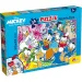 Disney Kačer Donald 2 v 1, puzzle a omalovánka, 24 dílků, 50x35 cm – Lisciani