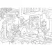 Disney Pinocchio 2v1 maxi puzzle 35 dílků a omalovánka 70x50 cm - Lisciani