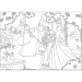 Disney Popelka 2 v 1 maxi 150dílné puzzle a omalovánka 70x50cm - Lisciani