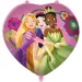 Disney+Princezny: Fóliový balónek ve tvaru srdce 46 cm