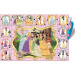 Disney Princezny interaktivní podlahové puzzle, 24 dílků - Clementoni
