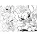 Disney Stitch 2 v 1 maxi 24dílné puzzle a omalovánka 70x50 cm - Lisciani