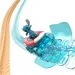 Disney Stitch Flextreme závodní dráha - Simba Toys