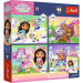 Domeček pro panenky Gabi 4×88 dílků Premium Plus dětské puzzle s plakátem - Trefl
