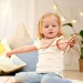 Eichhorn: Zvířecí navlékací dřevěná hračka - Simba Toys