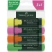 Faber-Castell: 1548 Superfluorescent 4ks sada zvýrazňovačů