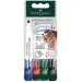 Faber-Castell: Sada 4 barevných tabulových popisovačů