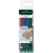 Faber-Castell: Sada alkoholových fixů Multimark 0,6mm 4ks