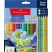Faber-Castell: Sada barevných tužek Grip s motivem dinosaurů 18+6ks