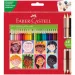 Faber-Castell: sada barevných tužek 24+3 ks