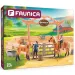 Faunica: Jezdecký areál s koňmi a jezdci 23dílná herní sada - Woodyland