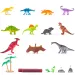 Faunica: Sada hraček s dinosaury v kbelíku - Woodyland