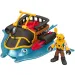 Fisher-Price: Imaginext Kapitán Nemo a rejnok pirátský hračkový set - Mattel