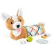 Fisher-Price: Plyšový štěně Corgi s hrací podložkou, chrastítkem, kousátkem a zrcátkem - Mattel