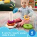 Fisher-Price: Senzorická pyramidová hračka Rock-A-Stack™ - Mattel