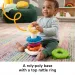 Fisher-Price: Senzorická pyramidová hračka Rock-A-Stack™ - Mattel