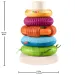 Fisher-Price: Senzorická pyramidová hračka Rock-A-Stack™ - Mattel