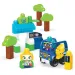 Fisher-Price: Zelené Město autobusová zastávka s dobíjecí stanicí - stavebnice Mega Bloks