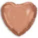 Fóliový balónek ve tvaru srdce – rose gold 46 cm