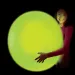 Glowzilla Wubble svítící bublinový míč neonově zelený 75 cm