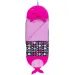 Happy Nappers: Růžový velrybí polštář spací pytel 137cm