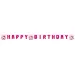 Hello Kitty narozeninový banner s nápisem „Happy Birthday“