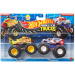 Hot Wheels Monster Trucks: Helichopper vs Rescue Rampager — sada 2 autíček, měřítko 1/64 - Mattel