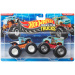 Hot Wheels Monster Trucks: Poo Poo Platter vs Fruit Smasher autíčka, balení 2 ks, 1:64 - Mattel