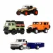 Hot Wheels: Prémiový Extrémní Terénní vůz - sada 4 autíček - Mattel