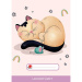 ICO: Sešit na domácí úkoly A5 s motivem Süni Dreaming Cat