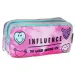 Influence 2-přihrádkový oválný penál