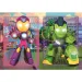 Iron Man a jeho úžasní přátelé 2x20dílné Supercolor puzzle - Clementoni