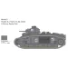 Italeri 1/56 Char B1 Bis tank model