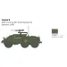 Italeri 1/56 M8/M20 model tank
