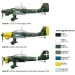 Italeri 1/72 Ju-87 B2/R2 Stuka střemhlavý bombardér model letadla
