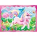 Jednorožci a magie 4 v 1 puzzle - Trefl