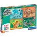 Jurassic World 4 v 1 puzzle 12-16-20-24 kusů - Clementoni