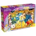Kráska a zvíře Belle 2 v 1 puzzle a omalovánka 108 dílků 70x50 cm - Lisciani