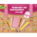 LENA: Jumbo růžový kutilský kufřík — kreativní hrací sada, 800 dílů