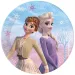 Ledové království 2 Elsa a Anna papírové talíře 8ks sada 23cm
