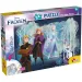 Ledové království 2 v 1, 24dílné puzzle a omalovánka 35x25 cm - Lisciani
