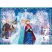 Ledové království 2 v 1, 250dílné puzzle a omalovánka 50x35 cm - Lisciani