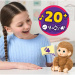 Little Live Pets: Mini Maki Pepi Peach interaktivní krémová opička