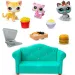 Littlest Pet Shop: Diner Dash herní sada se 3 kusy, s kočičími figurkami