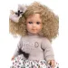 Llorens: Elena panenka v šatech s květinovým tylem a kudrnatými blond vlasy, 35 cm.