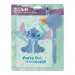 Luna: Disney Stitch Tajný deník se zámkem a propiskou s bambulkou 12x18 cm, 60 listů