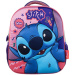 Luna: Must Team 3D Stitch vzorovaný zaoblený batoh do školky 26x10x32 cm