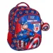 Luna: Must Team Amerika Kapitánya zaoblený třídílný batoh 32x18x43 cm