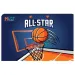 Luna: Must Team basketbalový vzor stolní podložka pod lokty 43x29cm