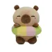 Luna: Squishcuties kapybara plyšák v barevném donutu 21 cm